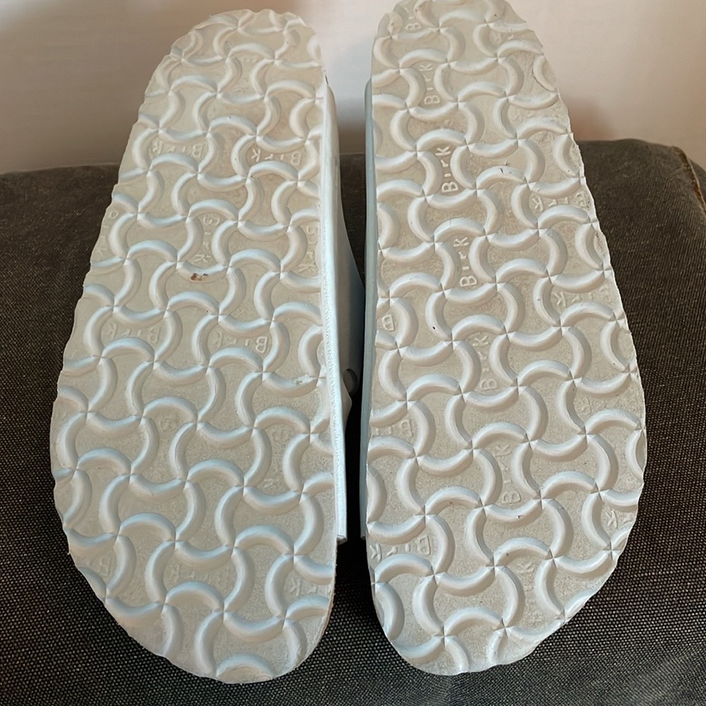 Birkenstock women’s baby blue size 38 w7m5 vegan - Picture 4 of 5